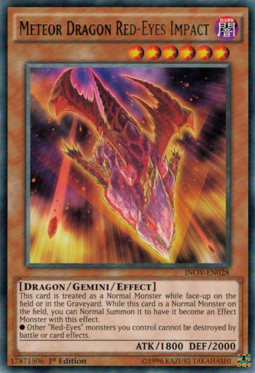 Meteor Dragon Red-Eyes Impact [INOV-EN028] Rare