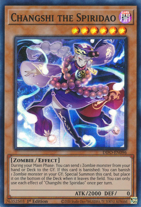 yugioh soulburner card list Changshi the Spiridao [DIFO-EN096] Super Rare
