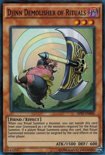 Djinn Demolisher of Rituals [AP07-EN006] Super Rare