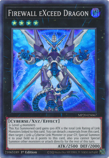 Firewall eXceed Dragon [MP20-EN067] Super Rare