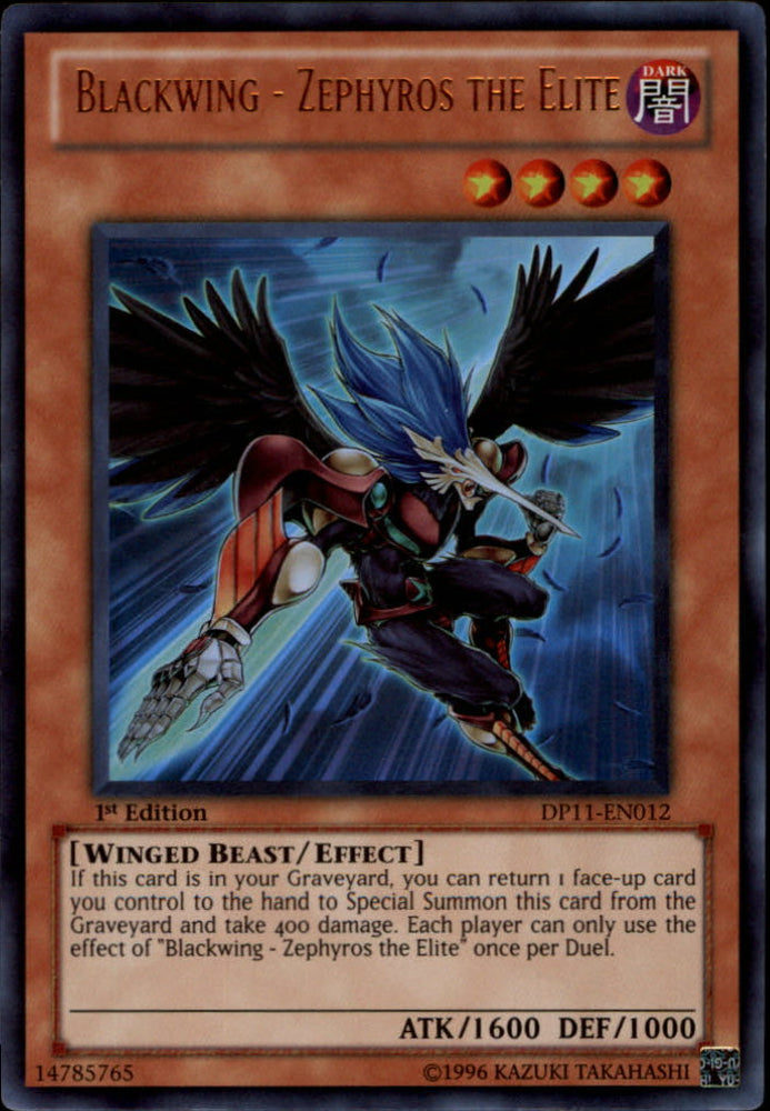 Blackwing - Zephyros the Elite [DP11-EN012] Ultra Rare