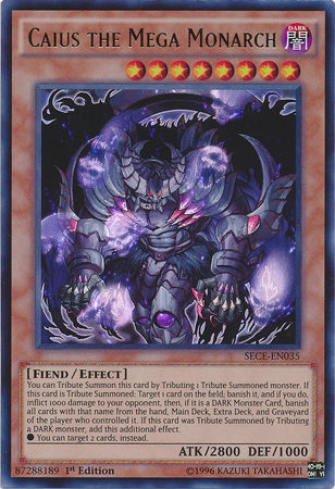 Caius the Mega Monarch [SECE-EN035] Ultra Rare