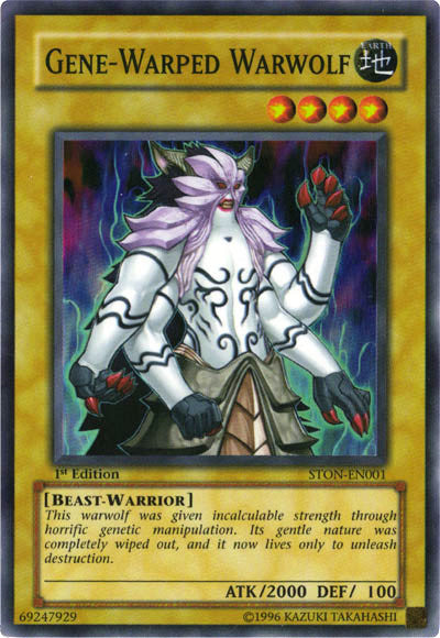 warped yugioh cards Gene-Warped Warwolf [STON-EN001] Super Rare Epic Dawn Promo Luigi Pikachu JP Pokemon Card Deck Option:Timey-Wimey Tatt on X: 