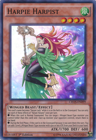 Harpie Harpist [CROS-EN099] Super Rare