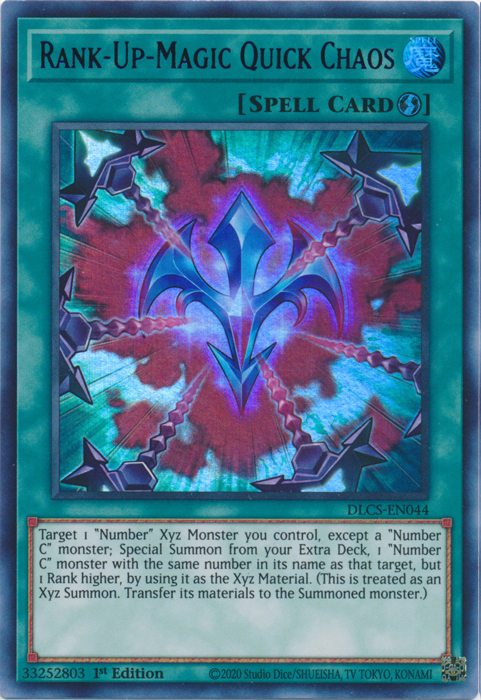 Rank-Up-Magic Quick Chaos (Blue) [DLCS-EN044] Ultra Rare