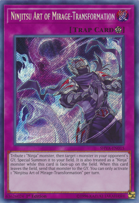 Ninjitsu Art of Mirage-Transformation [SHVA-EN015] Secret Rare